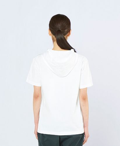 5.6オンス ヘビーウェイトフーディTシャツ/001ホワイト Sサイズ レディースモデル165cm