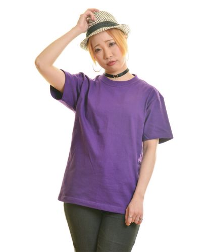 プリントスター(Printstar)7.4オンススーパーヘビーTシャツ /パープル Sサイズ レディースモデル 155cm