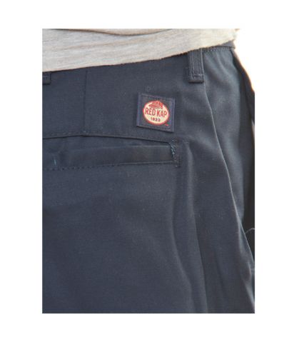 8.0oz プレストワークパンツ/ロゴ部分