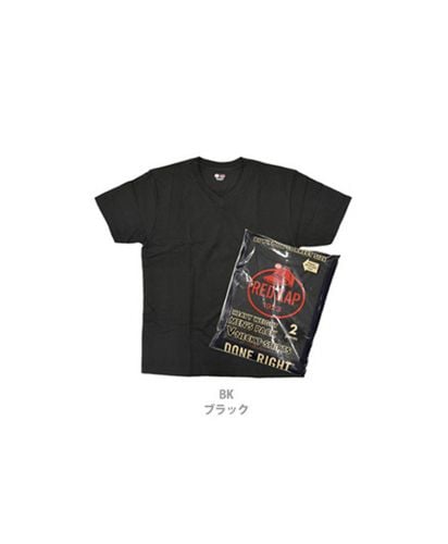 6.7oz Vネック ヘビーウェイト2パックTシャツ/展開カラー