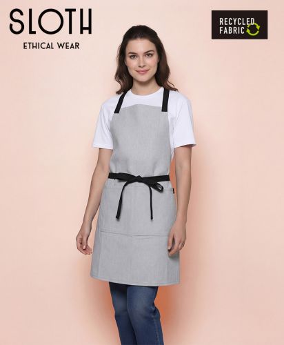 SLOTH(スロス) スタイリッシュスタンダードエプロン/モデル着用：身長168cm/Fサイズ