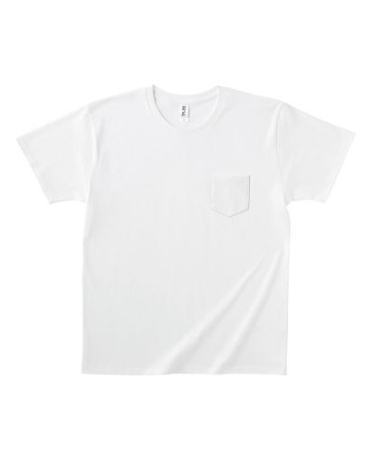 5.0オンスポケットTシャツ/ 01 ホワイト