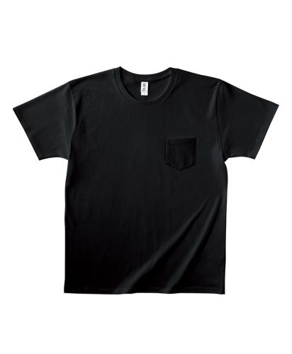 5.0オンスポケットTシャツ/ 03 ディープブラック
