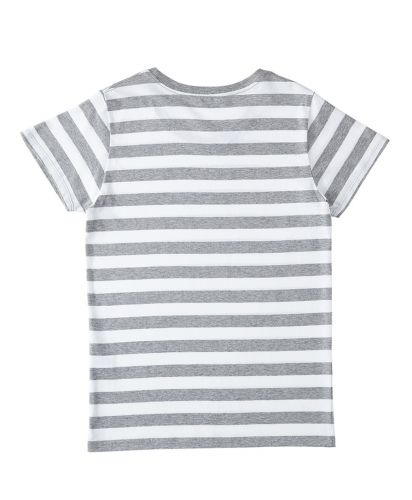 トラス(TRUSS)ウィメンズ ボーダーTシャツ/ 93 ホワイト×ヘザーグレー