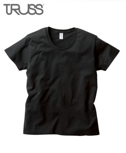 スリムフィットUネックTシャツ/ 09ブラック