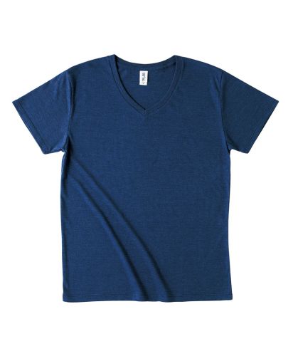 トラス(TRUSS)トライブレンドVネックTシャツ/ 43ヘザーディープネイビー