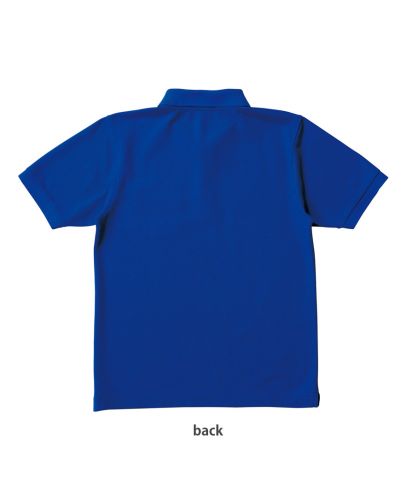 ベーシックスタイルポロシャツ(ポケット付き)/ 20ロイヤルブルーback