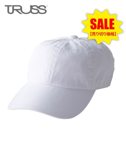 【SALE】TRUSS(トラス) ウォッシュドキャップ/ ホワイト
