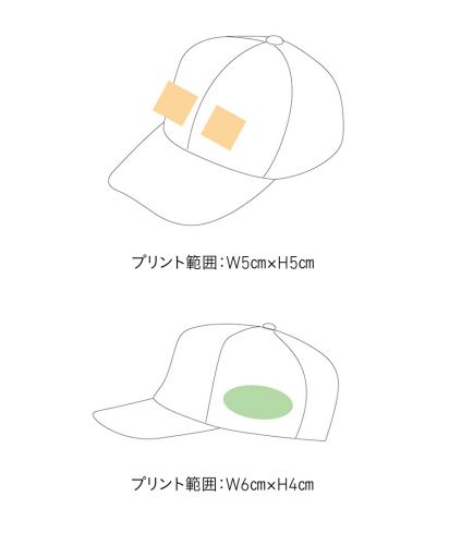 TRUSS(トラス) ウォッシュドキャップ/ プリント範囲