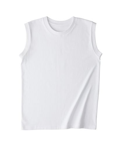 トラス(TRUSS)ウィメンズ ノースリーブ Tシャツ/ 01ホワイト