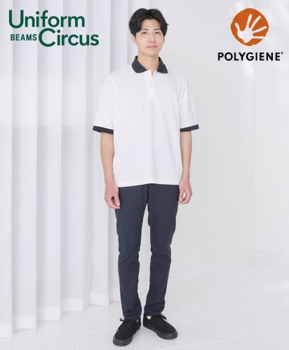 Uniform Circus BEAMS（ユニフォーム サーカス ビームス）ユニセックスポロシャツ/ポリジン加工で着心地抜群