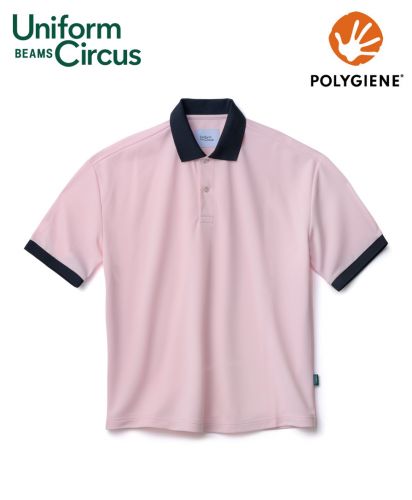 Uniform Circus BEAMS（ユニフォーム サーカス ビームス）ユニセックスポロシャツ/9 ピンク