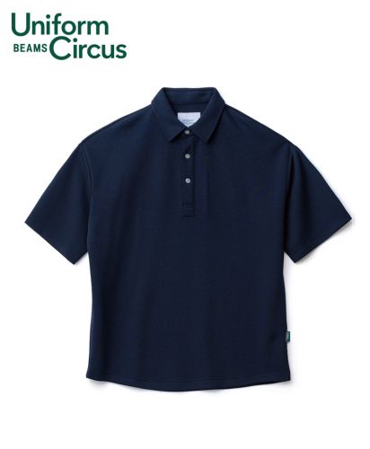 Uniform Circus BEAMS（ユニフォーム サーカス ビームス）ユニセックスポロシャツ/8 ネイビー