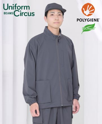 Uniform Circus BEAMS(ユニフォーム サーカス ビームス)ユニセックスジャケット/モデル着用：2 グレー