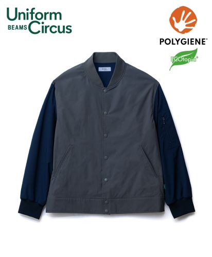 Uniform Circus BEAMS(ユニフォーム サーカス ビームス)ユニセックスジャケット/2 グレー×ネイビー