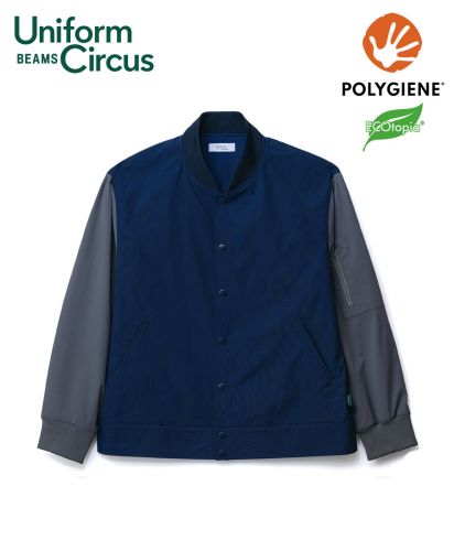 Uniform Circus BEAMS(ユニフォーム サーカス ビームス)ユニセックスジャケット/8 ネイビー×グレー
