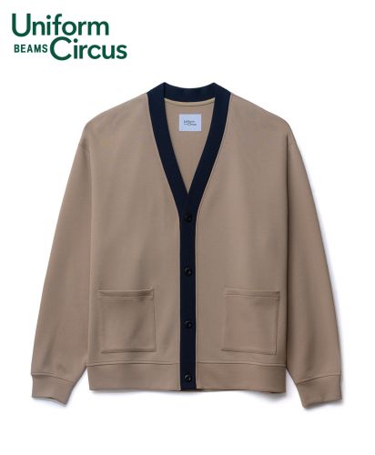 Uniform Circus BEAMS(ユニフォーム サーカス ビームス)ユニセックスカーディガン/1 ベージュ