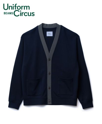 Uniform Circus BEAMS(ユニフォーム サーカス ビームス)ユニセックスカーディガン/8 ネイビー