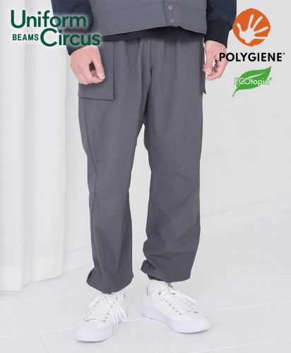 Uniform Circus BEAMS(ユニフォーム サーカス ビームス)ユニセックスパンツ/モデル着用：2 グレー
