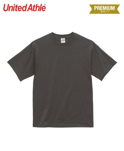 ユナイテッドアスレ(United Athle)6.5オンス ファインジャージー Tシャツ/007チャコール