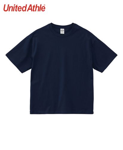 ユナイテッドアスレ(United Athle)6.5オンス ファインジャージー ボックスシルエット Tシャツ/086ネイビー