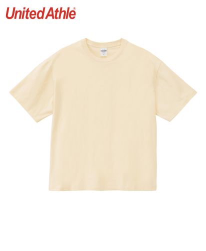 ユナイテッドアスレ(United Athle)6.5オンス ファインジャージー ボックスシルエット Tシャツ/016アイボリー