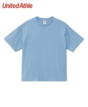 ユナイテッドアスレ(United Athle)6.5オンス ファインジャージー ボックスシルエット Tシャツ/082サックス