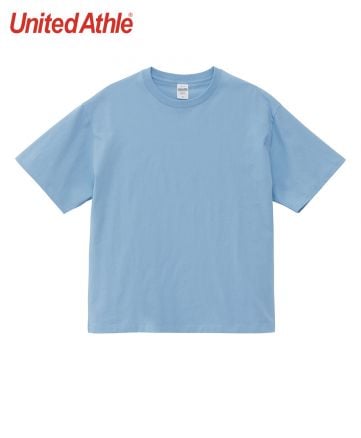 ユナイテッドアスレ(United Athle)6.5オンス ファインジャージー ボックスシルエット Tシャツ/082サックス