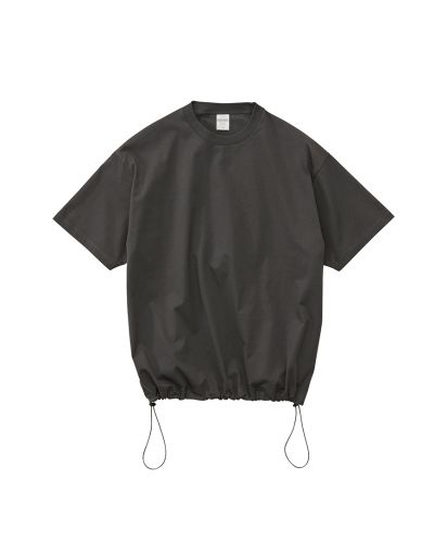 ユナイテッドアスレ(United Athle)6.5オンス ファインジャージー リラックスフィット Tシャツ（裾ドローコード）/裾口でしぼるとまた違ったスタイルに