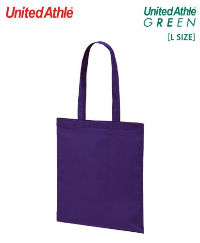 United Athle(ユナイテッドアスレ)デイリー フラット トートバッグ/Lサイズ｜062パープル