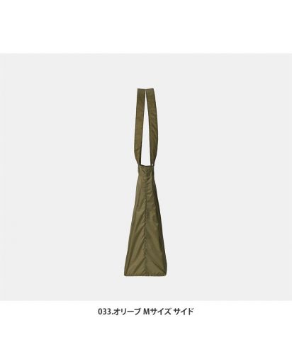 ユナイテッドアスレ(United Athle)ライトナイロン リップストップ トートバッグ/033.オリーブ Mサイズサイド