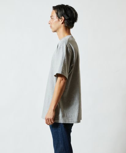 ユナイテッドアスレ(United Athle)6.0ozオープンエンドへヴィーウェイトTシャツ/714ヘザーグレー XLサイズ メンズモデル182cm