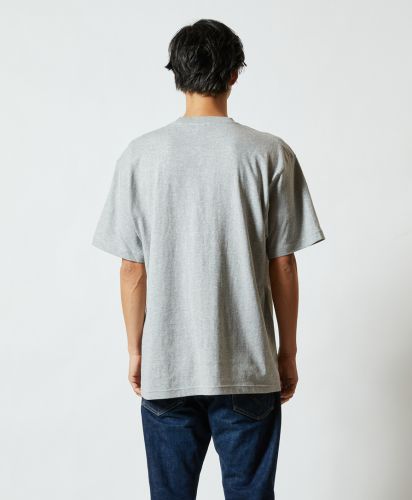 ユナイテッドアスレ(United Athle)6.0ozオープンエンドへヴィーウェイトTシャツ/714ヘザーグレー XLサイズ メンズモデル182cm