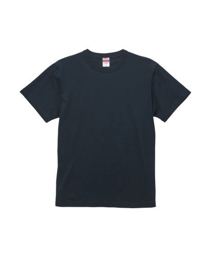 6.0オンス オープンエンドバインダーネックTシャツ 740ディープネイビー