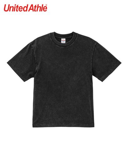 ユナイテッドアスレ(United Athle)6.2オンス オープンエンド フェードウォッシュ Tシャツ/959 フェードブラック