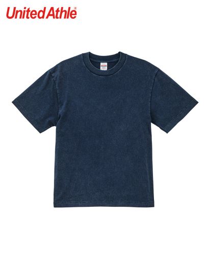 ユナイテッドアスレ(United Athle)6.2オンス オープンエンド フェードウォッシュ Tシャツ/961 フェードネイビー