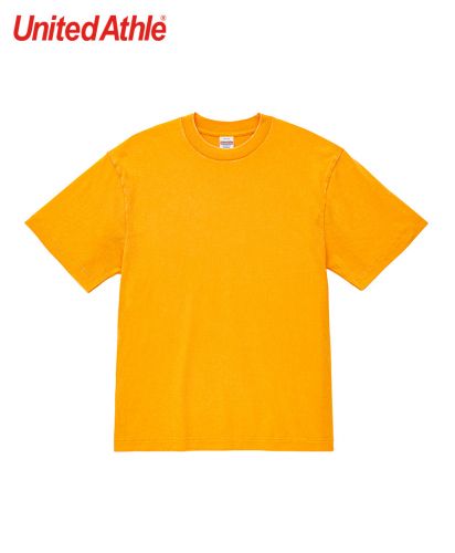 ユナイテッドアスレ(United Athle)6.2オンス オープンエンド フェードウォッシュ Tシャツ/963 フェードイエロー