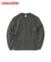 ユナイテッドアスレ(United Athle)6.2オンス オープンエンド フェードウォッシュ ロングスリーブ Tシャツ(2.1インチリブ)/960フェードグレー