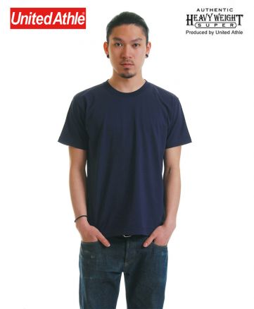 7.1オンス オーセンティックスーパーヘヴィーウェイトTシャツ/ 086ネイビー Mサイズ メンズモデル 176cm