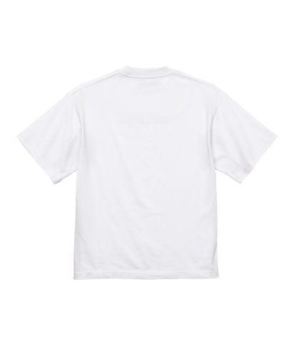 7.1オンス オープンエンド ラギッド Tシャツ/001 ホワイトのバックスタイル