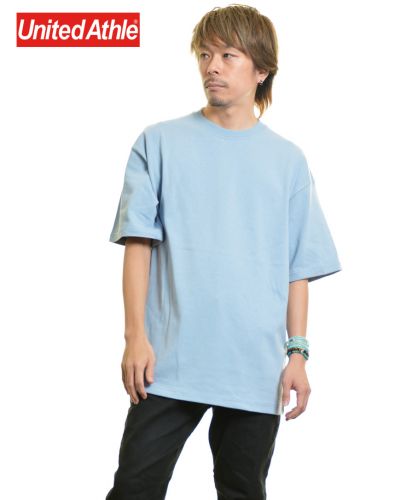 9.1オンスマグナムウェイト ビッグシルエットTシャツ/247アシッドブルー Lサイズ メンズモデル170cm