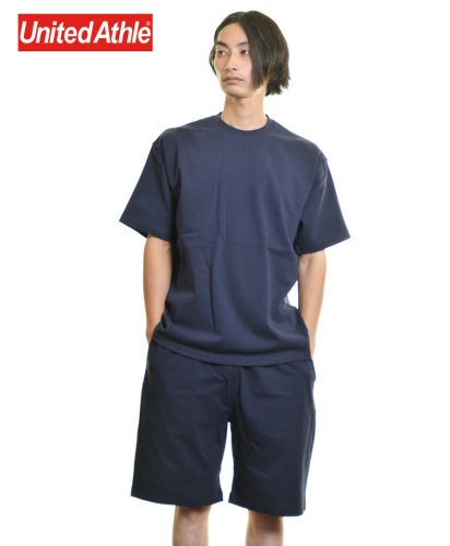 マグナムウェイト ビッグシルエットTシャツ/ 086ネイビー Mサイズ 同シリーズパンツ[4466-01]とセットアップ メンズモデル176cm 