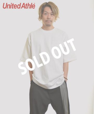 ユナイテッドアスレ(United Athle) 9.1オンス マグナムウェイト ビッグシルエット Tシャツ(ポケット付)