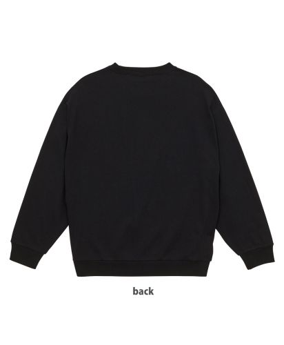 9.1ozマグナムウェイト ビッグシルエット LS Tシャツ(2.1インチリブ&裾リブ付)/ 002ブラックback