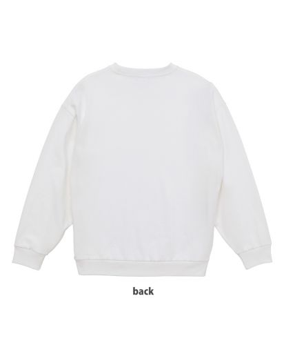 9.1ozマグナムウェイト ビッグシルエット LS Tシャツ(2.1インチリブ&裾リブ付)/ 001ホワイトback
