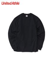 ユナイテッドアスレ(United Athle)6.0オンス オーセンティック オープンエンド ヘヴィーウェイト ロングスリーブ Tシャツ(2.1インチリブ)/002ブラック
