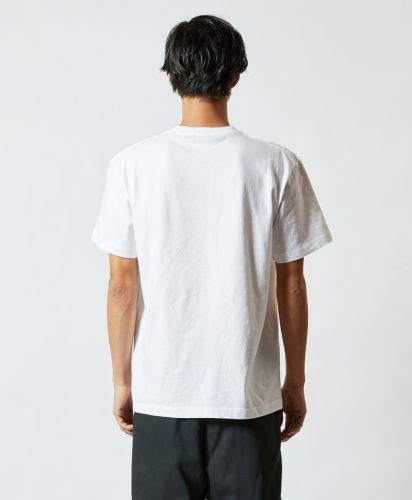 5.6オンス ハイクオリティTシャツ/001ホワイト Lサイズ メンズモデル 182cm