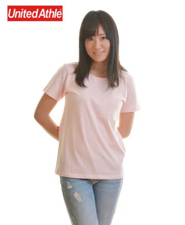 5.6オンス ハイクオリティTシャツ(ガールズ)/ 576ベビーピンク G-Mサイズ レディースモデル159cm