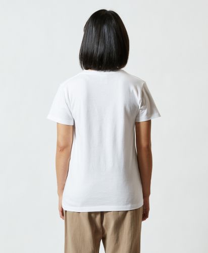 5.6オンス ハイクオリティTシャツ(ガールズ)/ 001ホワイト G-Mサイズ レディースモデル160cm