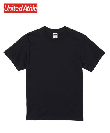 5.6オンス ハイクオリティー Tシャツ（ティア アウェイ タグ）/002ブラック